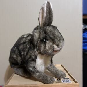 Folkmanis Large Cottontail Rabbit Hand Puppet Easter Entertainment 15”